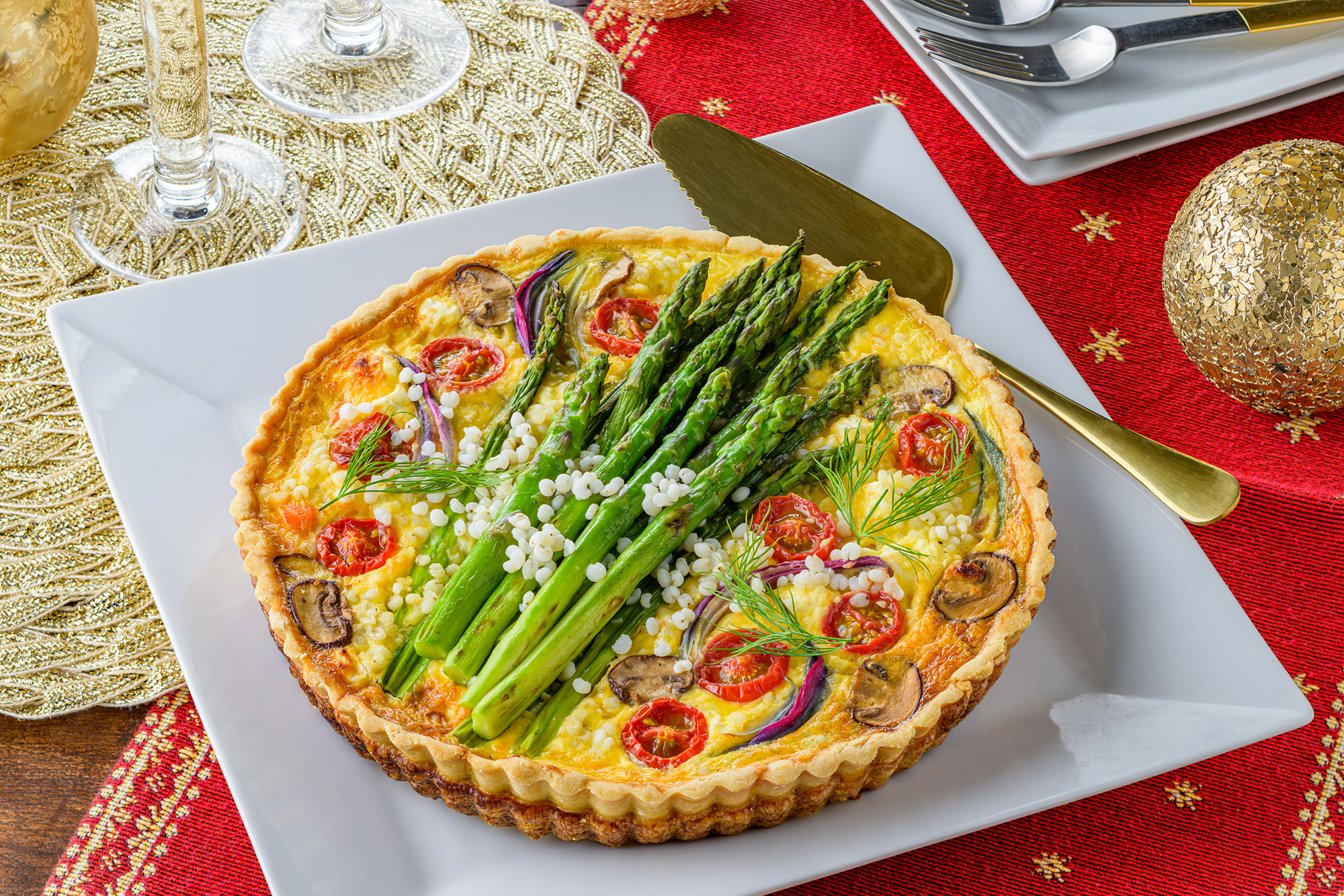 ソルガムきびのカラフルガーデンキッシュ