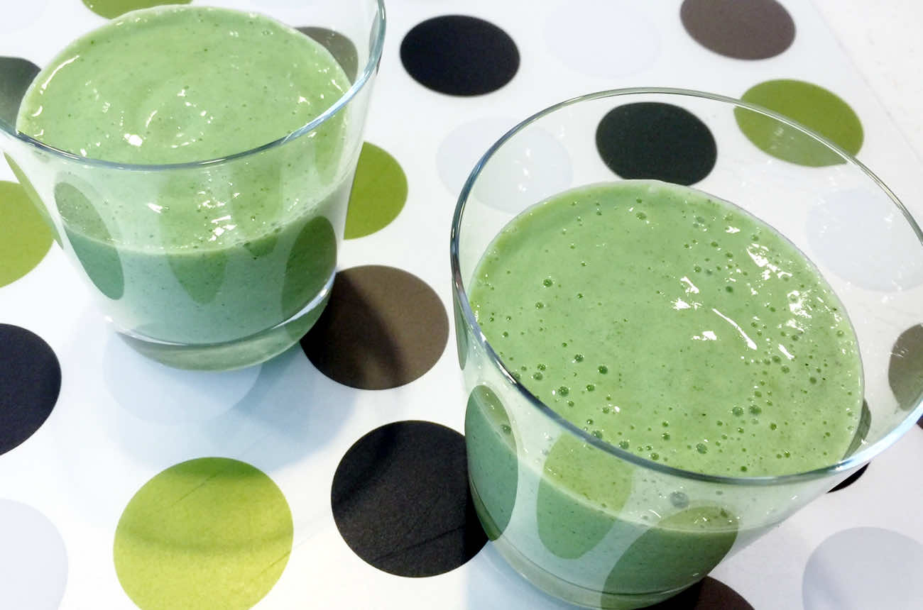 ソルガムきびと緑野菜のスムージー