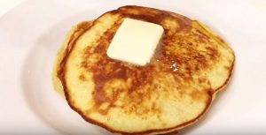 ソルガムきびとバナナのパンケーキ