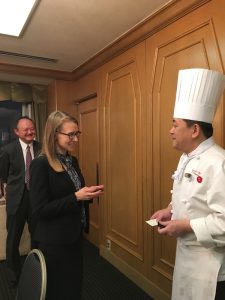 在札幌米国総領事館首席領事 レイチェル・ブルネット-チェン氏
