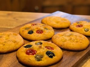 ホワイトソルガム粉のグルテンフリー　フォカッチャ
