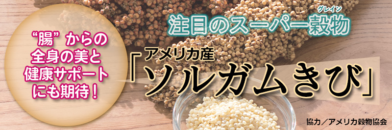 「アメリカ産ソルガムきび」で“腸活”を始めよう