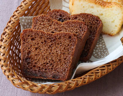 ソルガムきび粉と米粉のミニ食パン（チョコ）