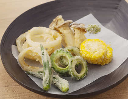 旬野菜の精進揚げ